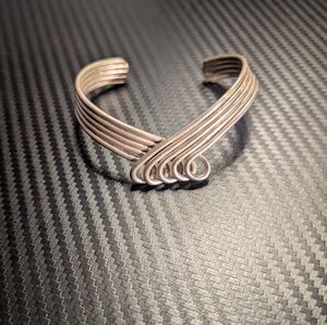 Modernist Twisted Cuff Bracelet